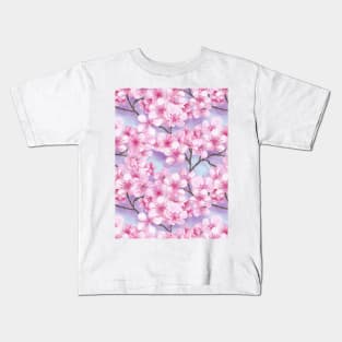 Sakura cherry blossom branch Kids T-Shirt